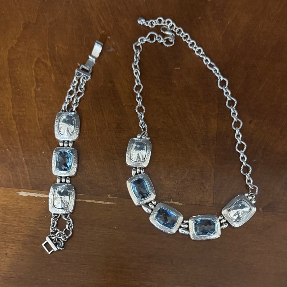 Brighton Balance Aqua  Blue Bracelet Set